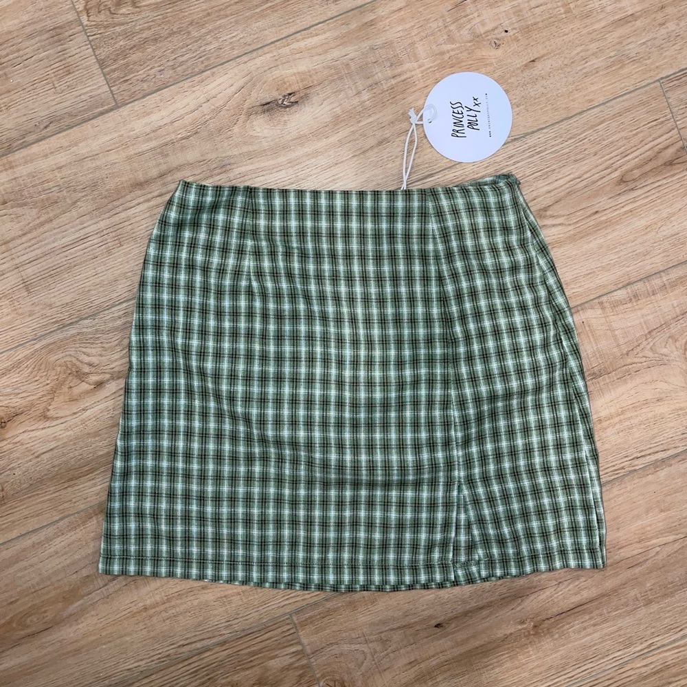 Checkered Mini Skirt